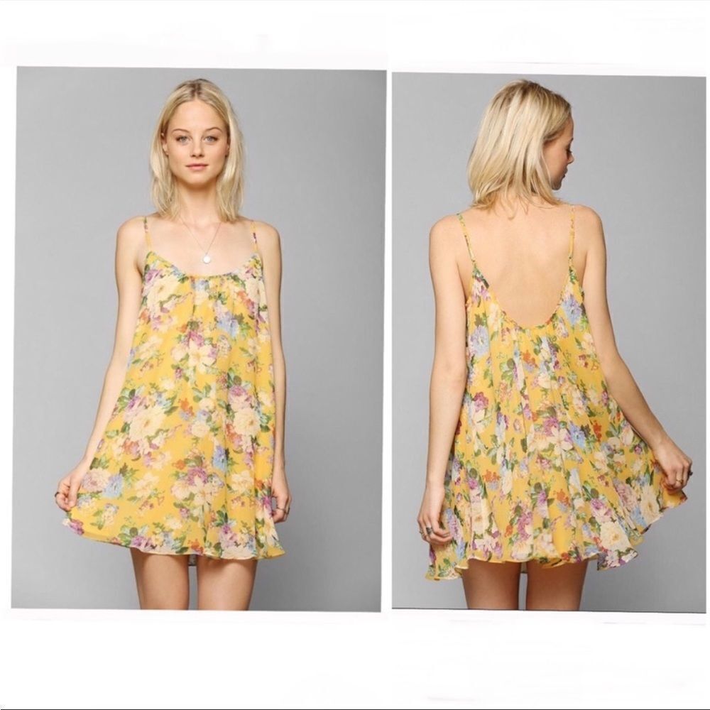 ✨ Pins & Needles Chiffon Frock Slip Dress✨